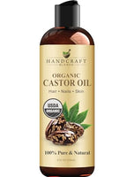 Handcraft Blends Organic Castor Oil - 16 Fl Oz - 100% Pure and Natural