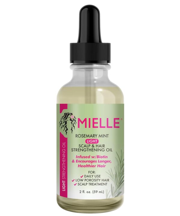Mielle Organics Rosemary Mint Light Scalp & Hair Strengthening Oil, 100 ML